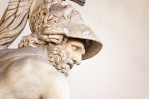 The Roman sculpture of Menelaus supporting the body of Patroclus